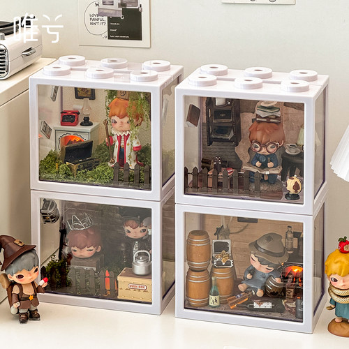 小野盲盒收纳盒手办造景展示盒