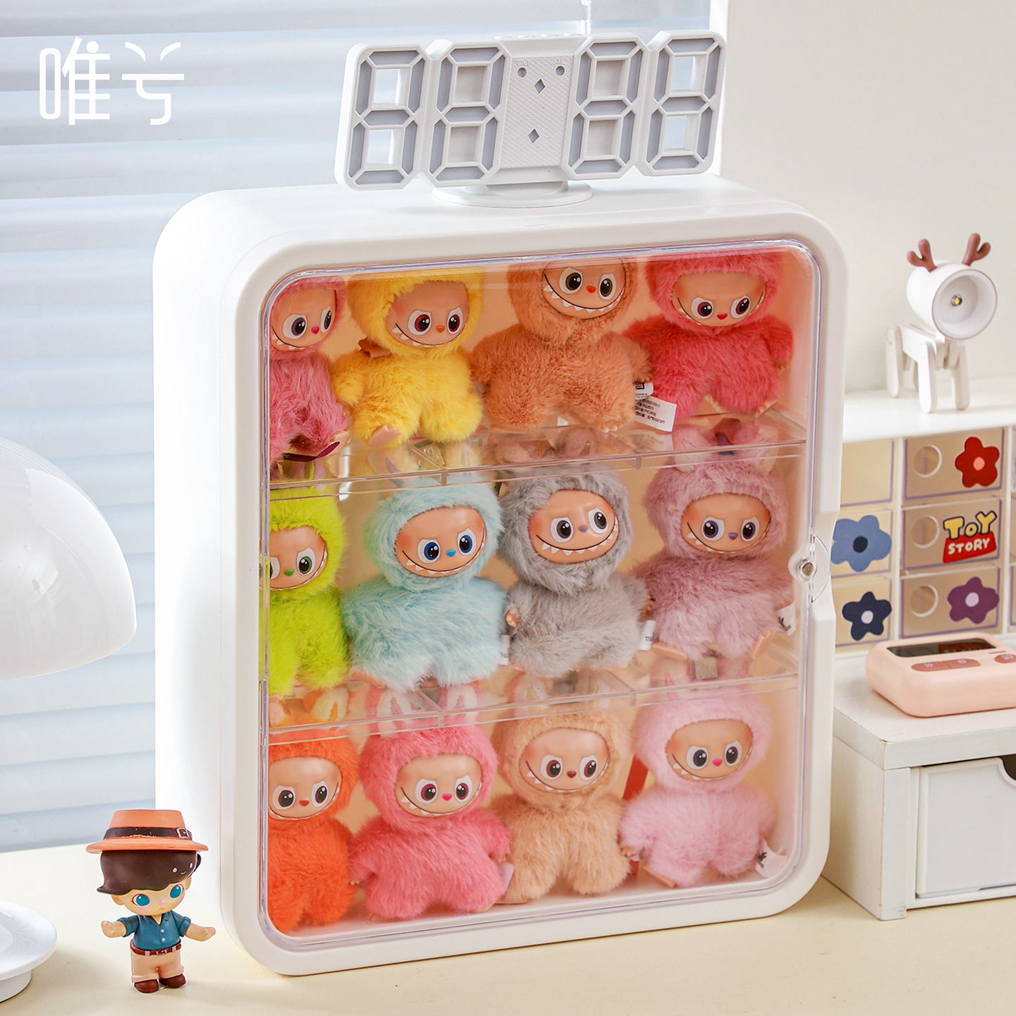 labubu4.0心底密码收纳盒磁吸柜