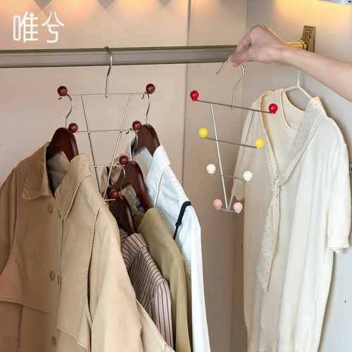 铁艺v型双边衣架多功能挂衣架