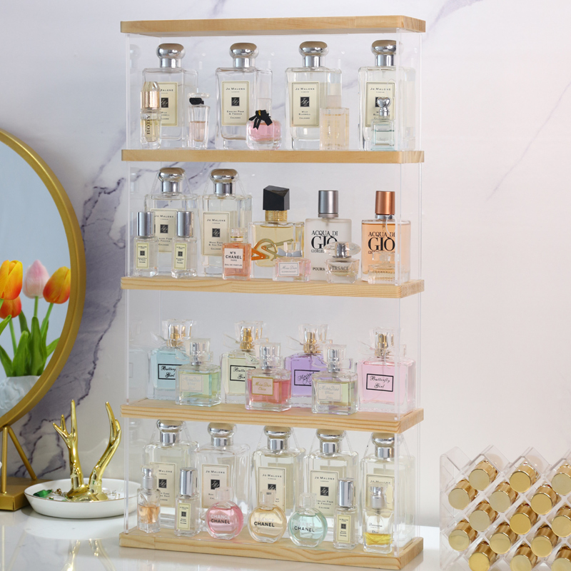 防尘避光亚克力桌面口红储物盒