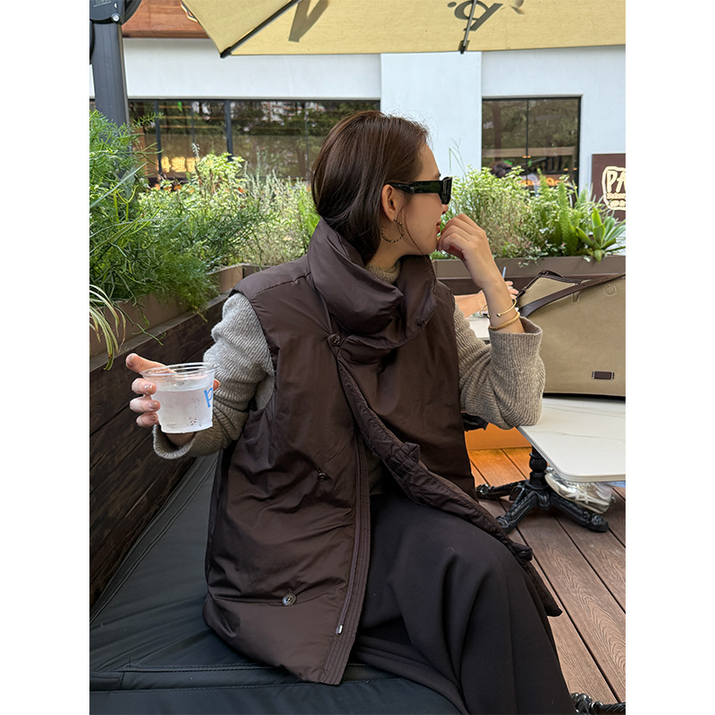 2025冬季10月22日十三行新品立领新国标轻薄羽绒背心