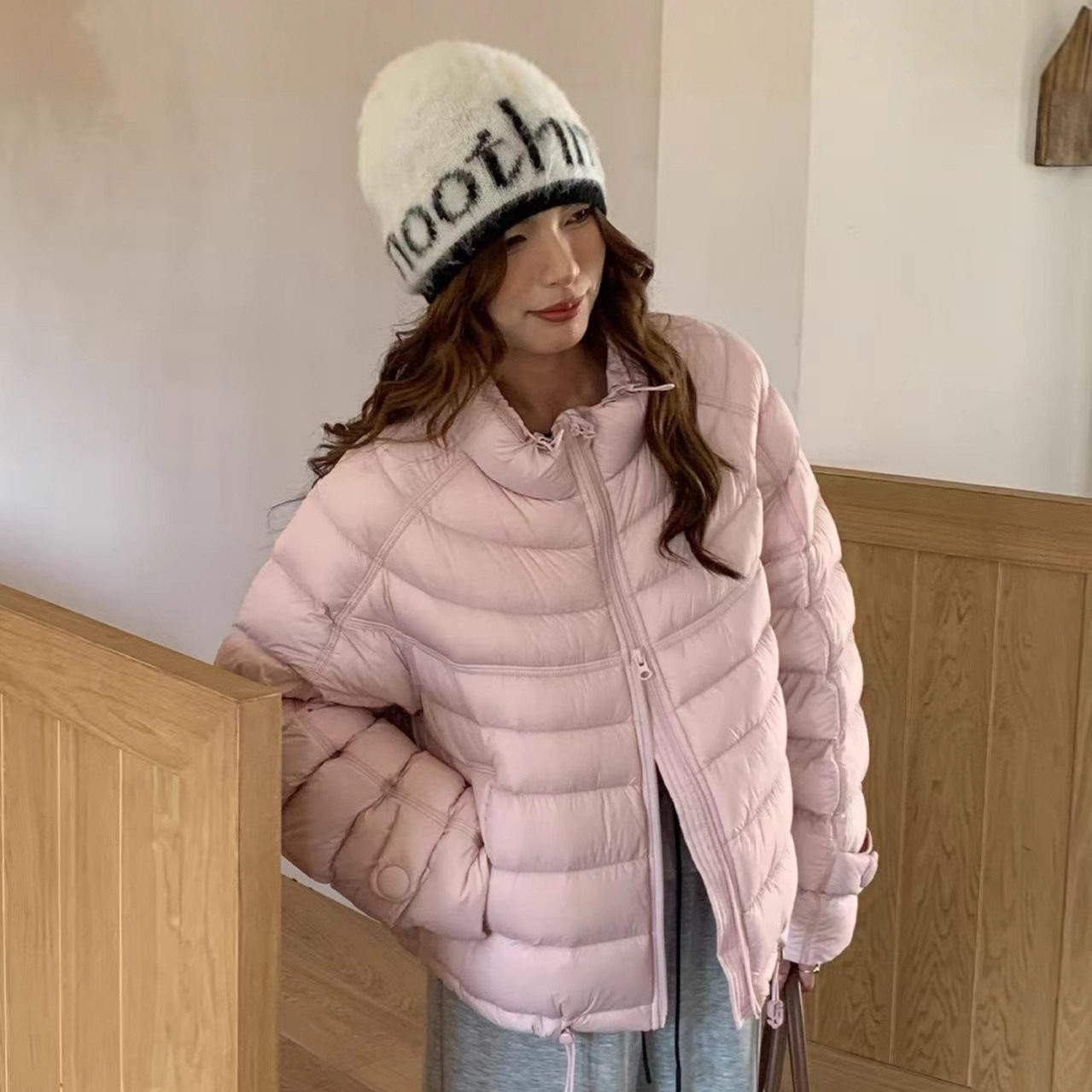 2025平湖霜林泡芙云感排骨超好看短款小个子90绒羽绒服女宽松立领,女装/女士精品,羽绒服,淘宝优惠券,粉丝福利购,淘宝优惠卷