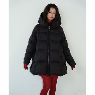 COMOS CMS 90鸭绒中长款羽绒服女冬季2025新款【250g】255290