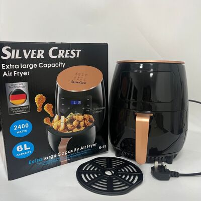 6L Air fryer 多功能智能触屏烤箱大容量空气炸锅电炸锅薯条机跨