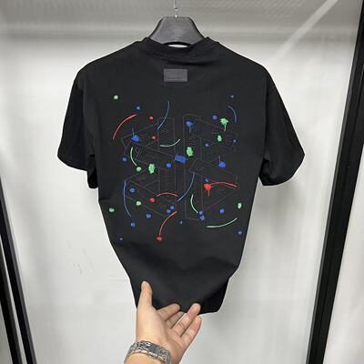 2026春季刺绣涂鸦宽松短袖T恤