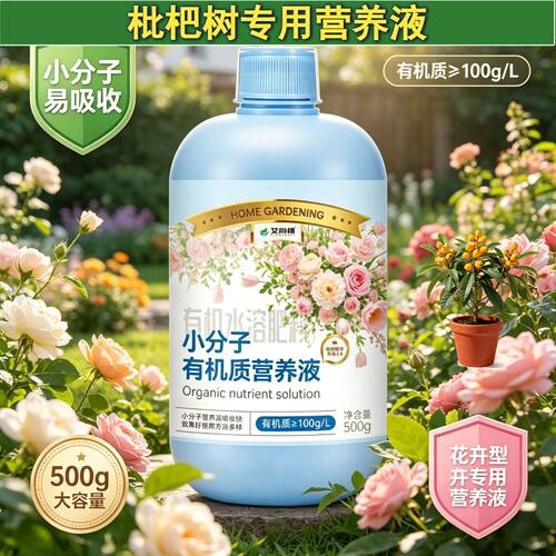 枇杷树适用水培型营养液小分子氨基酸兑水即用盆栽家用根叶双补