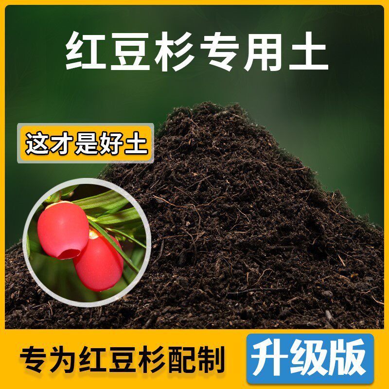 红豆杉专用土家用种植土壤透气红豆杉营养土盆栽种花养花有机土