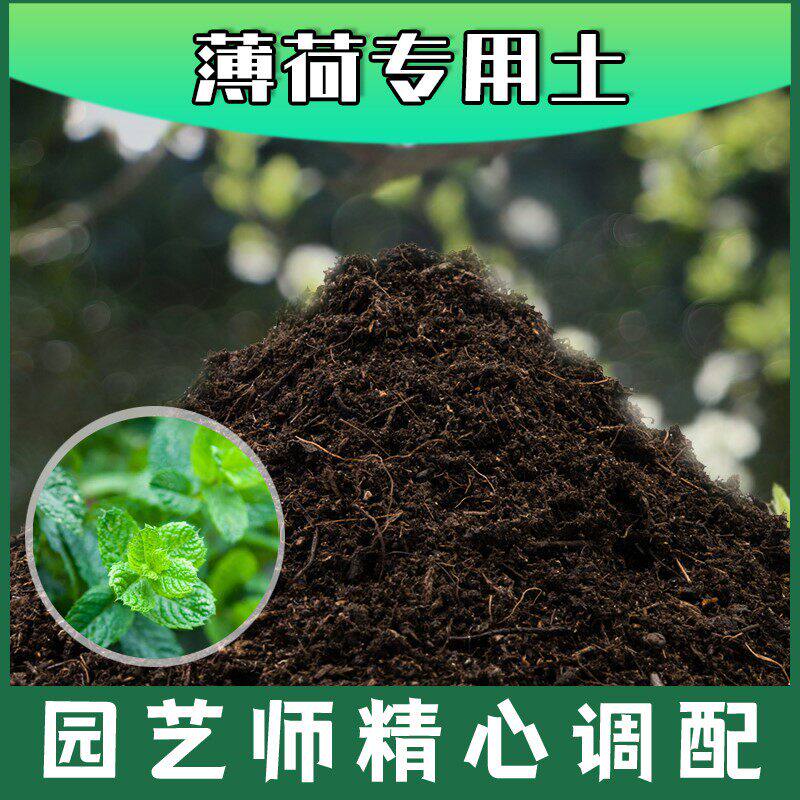 薄荷专用土腐殖土种花养花盆栽绿植土薄荷营养土种植有机土壤包邮