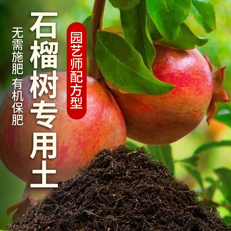 石榴树专用土农业果园培养土家庭阳台石榴树营养土种植土石榴树土