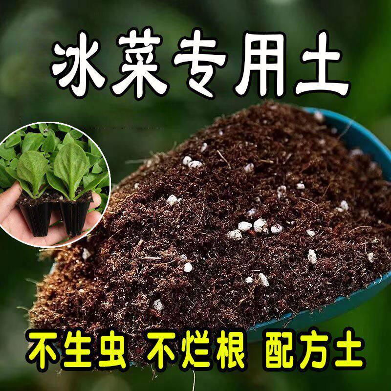 冰菜专用营养土 冰菜专用土 通用型种菜土盆栽花土种花养花种植土