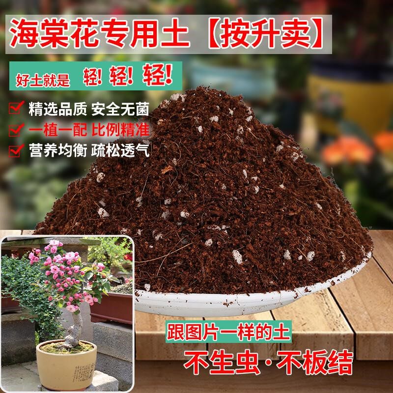 海棠花营养土养花专用土通用型家用盆栽花卉有机泥土花土壤种植土