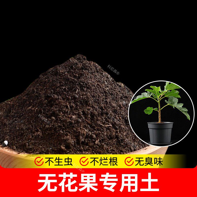 无花果专用营养土室内养花专用土种植土阳台蓬松盆栽土壤花园土