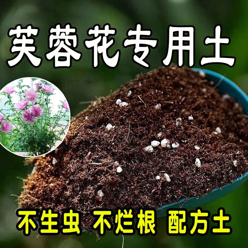芙蓉花种花营养土养花绿植通用型肥料土壤家用花泥花土专用营养土