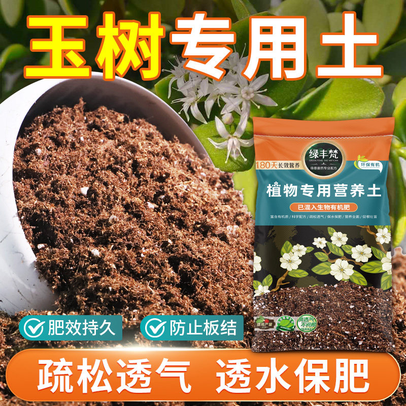 玉树专用园艺土不板结绿植盆栽土安全可靠促进透气开袋即用球根