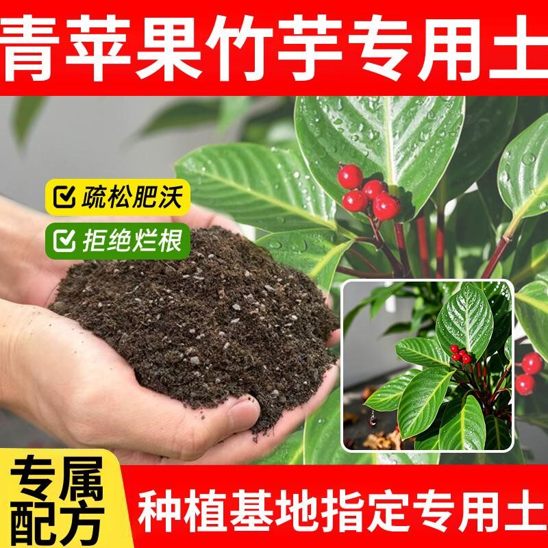 青苹果竹芋专用土青苹果竹芋专用营养土园艺育苗花土有机肥土壤