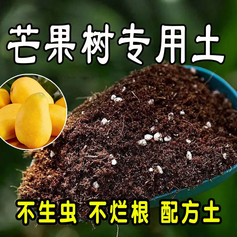 芒果树专用轻质土泥炭土疏松透气保水保肥盆栽种植土优质观叶