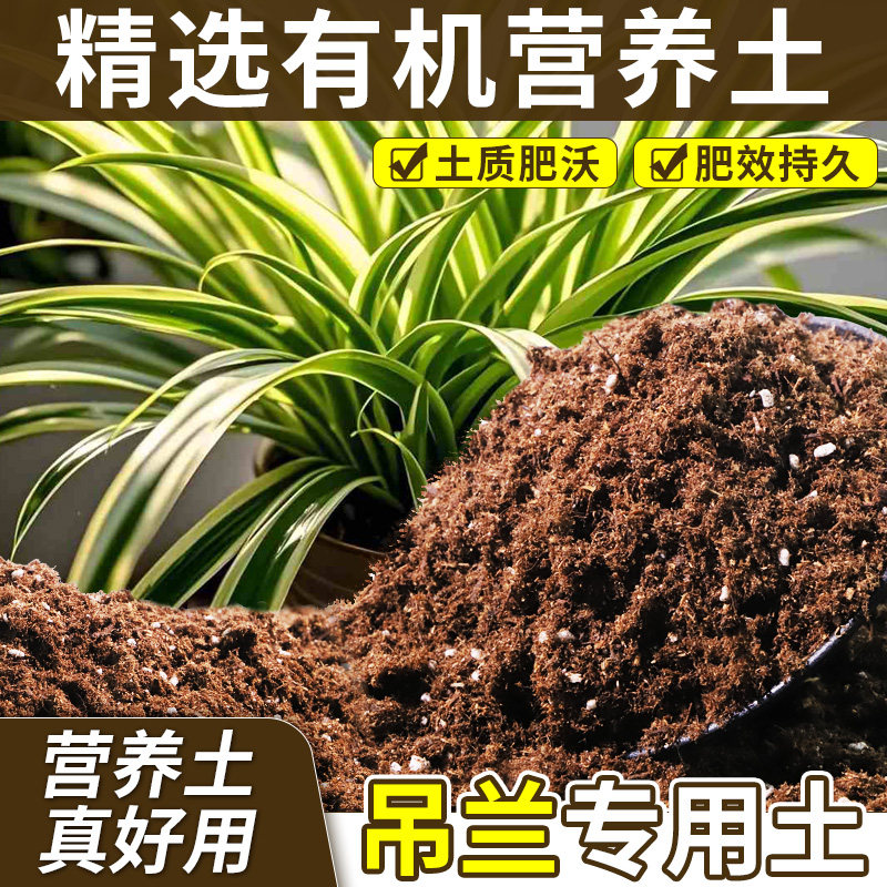 吊兰专用营养土科学配比养花种植土性质稳定促生长无草籽木本观叶