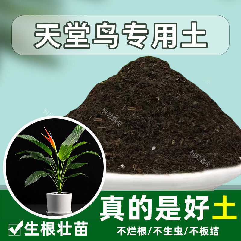 天堂鸟专用土种植土花卉花盆天堂鸟专用营养土有机土家用盆栽土