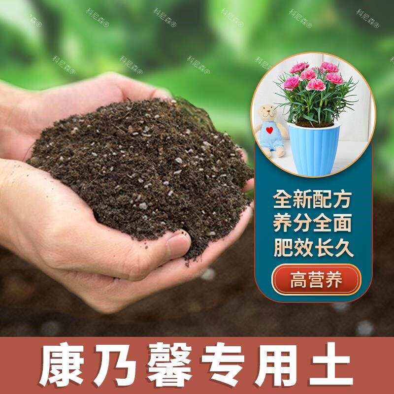 康乃馨专用土肥料花盆育苗花土康乃馨营养土花卉天然养花园艺泥土