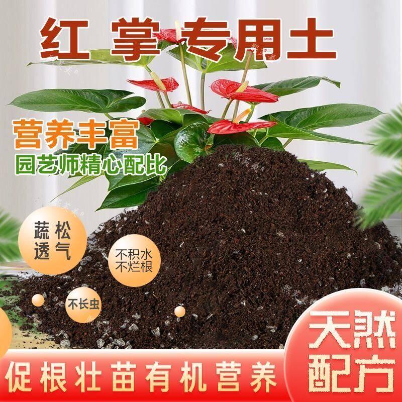 红掌专用土营养土盆栽土培栽种植养红掌的花土配方土专用肥料土壤