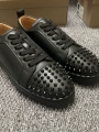 Black Leather with Black Studs