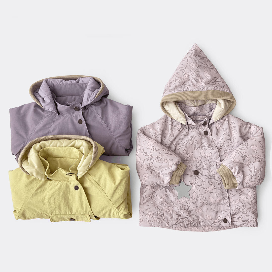 夹棉防风防水软壳冲锋衣精灵帽