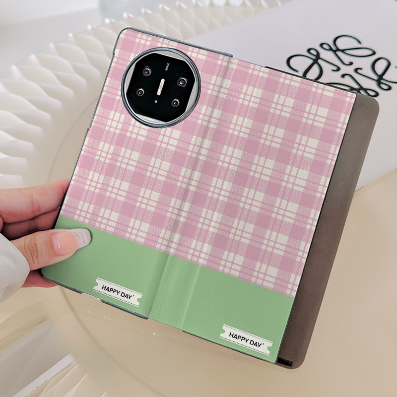 超薄折叠手机壳适用华为