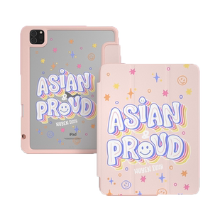 ipad2021保护壳带笔槽air5ins风4亚克力pro11磁吸2020第九代mini6平板9全包套10.2透明2020适用苹果12.9防摔8