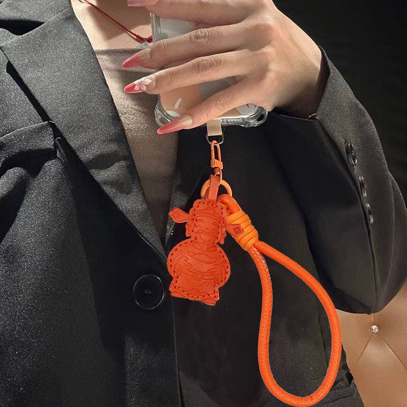 轻巧便携杏色手机腕绳包包同挂轻巧好拿随身小物日常好用