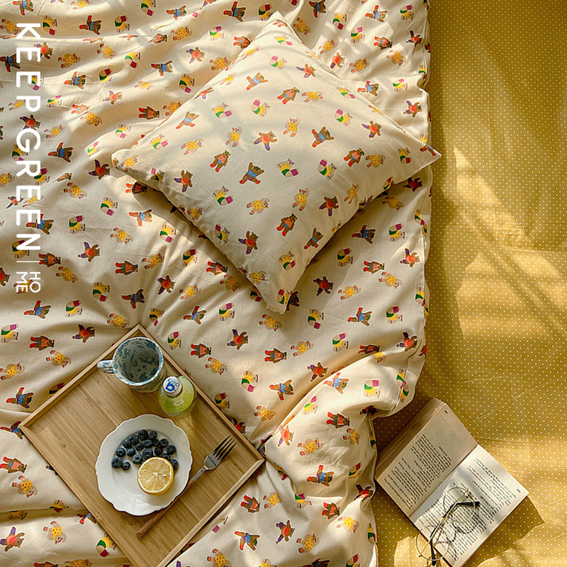 keep green全棉抱枕套卡通可爱装饰枕家用沙发枕床头靠枕方形靠枕|ruв категории домашний ткань, подушка/подушка - от Buy2taobao.com для оказания профессиональной услуги покупки агента Taobao