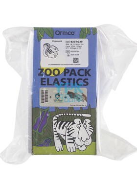 ormco Zoo Pack Elastics动物园牵引圈 正畸橡皮圈 弹性体牵引圈