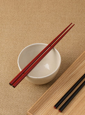 邱亨铭非遗手工漆器素色大漆筷子