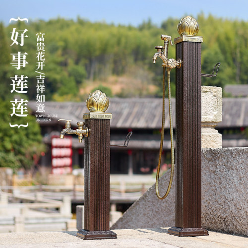 户外龙头仿古铜水龙头