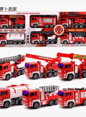 T60 Large Inertia Fire Truck Water Spray Toy Boys