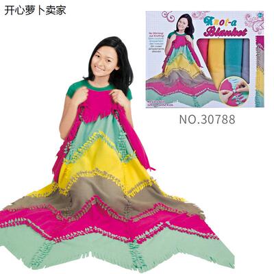 Kids DIY Craft Kit Knitting Sewing Puzzle Toy