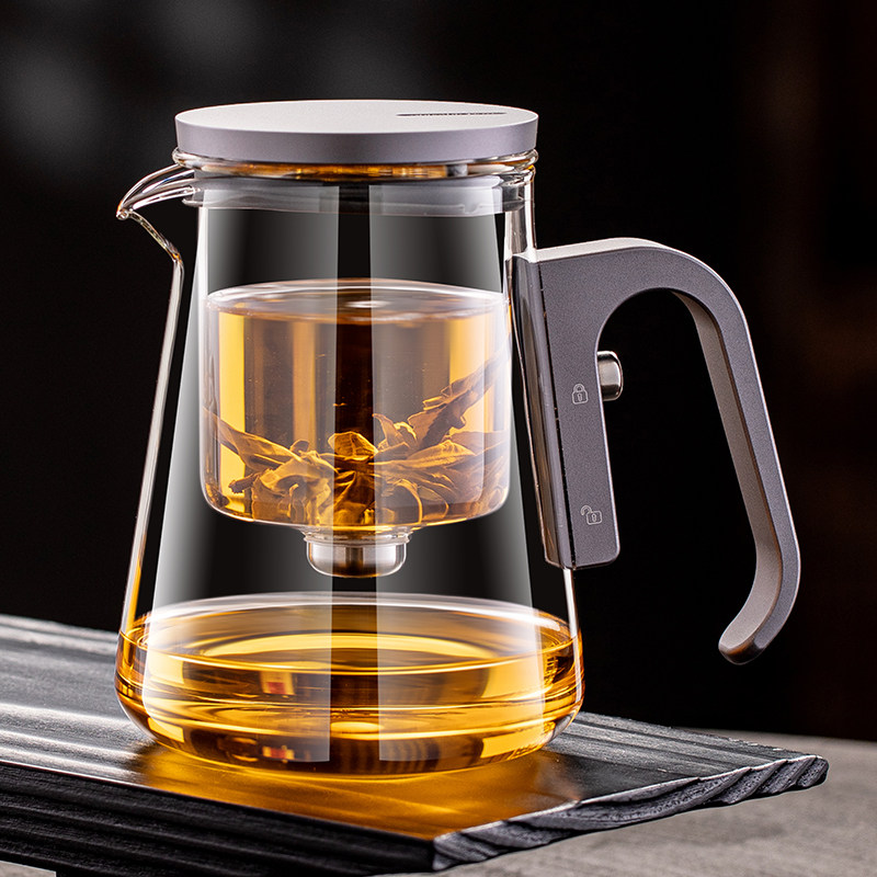 2026新款磁吸飘逸杯泡茶壶一键过滤茶水分离泡茶杯懒人泡茶神器