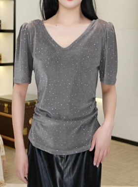 【安晴高定】 新款短袖D24C91070