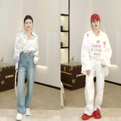 【人手两条白牛仔】 新款牛仔裤D24C50922