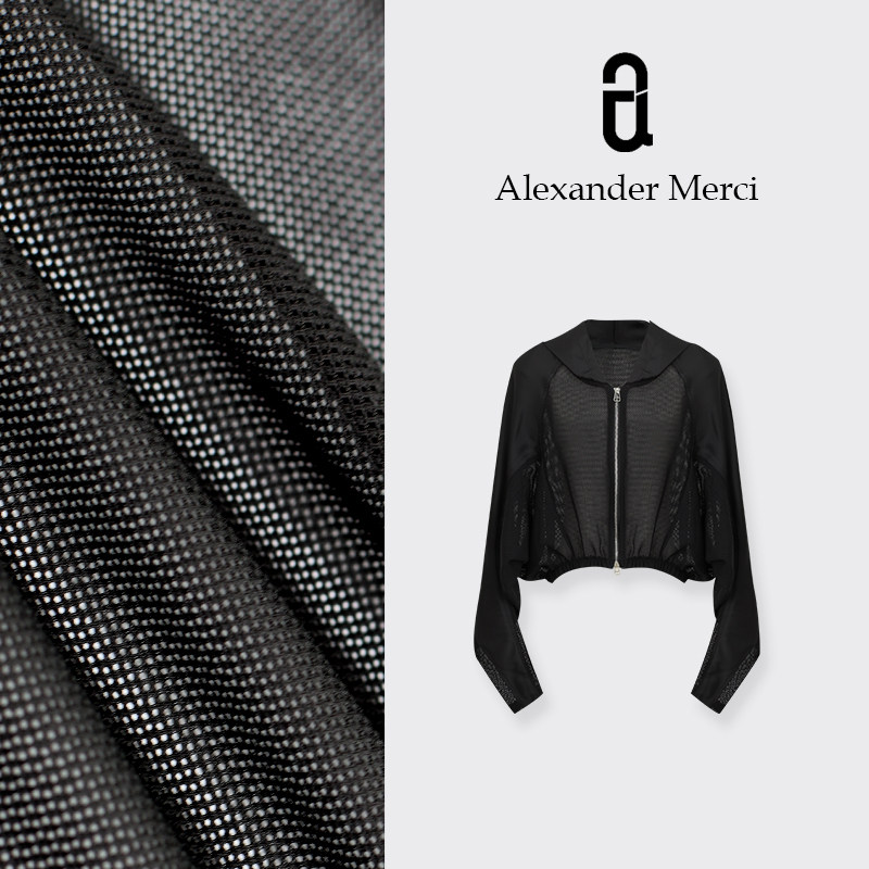 【黑客防晒】夏日重工镂空拼接防晒外套 D25T52007