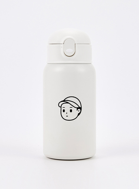 FINERWORLD保温杯女生大容量高颜值水杯儿童吸管保温杯大学生水壶