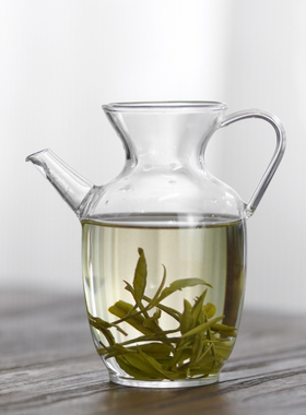 高硼硅公道杯仿宋玻璃茶壶泡绿茶执壶茶具小号泡茶器家用公杯壶