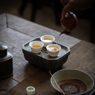 草木灰主人杯单杯多款简约陶瓷闻香杯小杯功夫茶具茶杯品茗杯