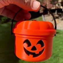 跨境新品迷你南瓜桶万圣节配饰 Mini Halloween Nostalgia Bucket