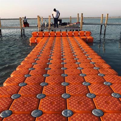 浮筒水上平台停靠船码头浮桥塑料浮台摩托艇游艇停靠处浮筒