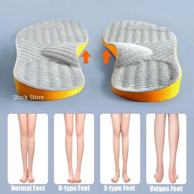 New Arch Support Flat Foot Orthopedic Insoles for Shoes Wome