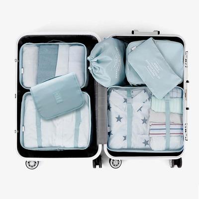 7PCS Compression Packing Cubes Travel Luggage Organizer bag