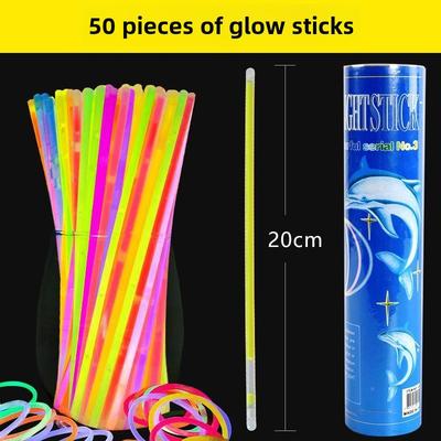 100 Glow Sticks Bracelets Necklac58249es Fluorescent Light S