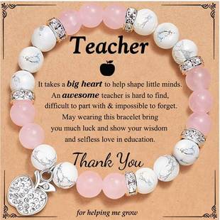 Teacher Bracelet Gift Friendship for 2023 School
