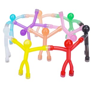 10Pcs Mini Man Magnetic travel toys for kids Rubber Magnet