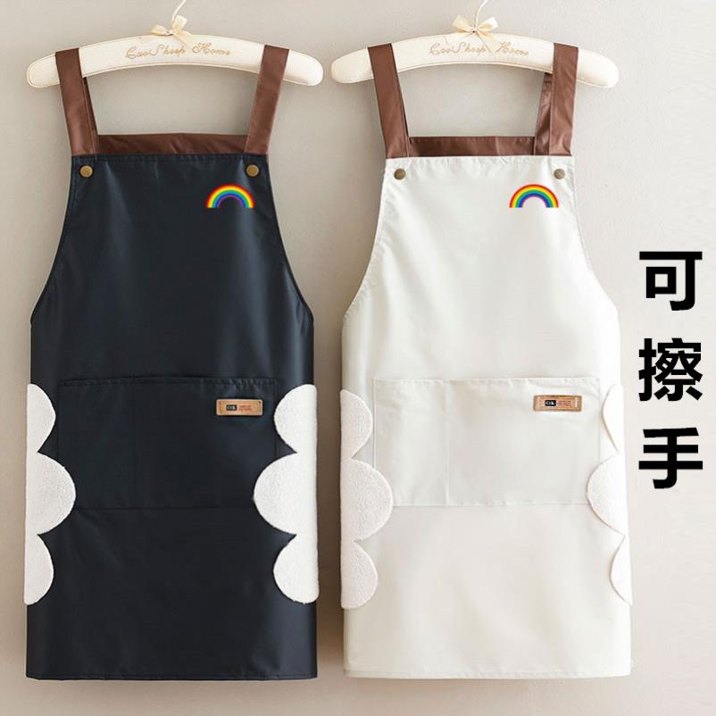 women chef kitchen apron dress cooking waterproof 围裙
